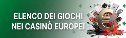 I migliori casinò online europei live un'esperienza di gioco unica I migliori casinò online europei live un'esperienza di gioco unica
